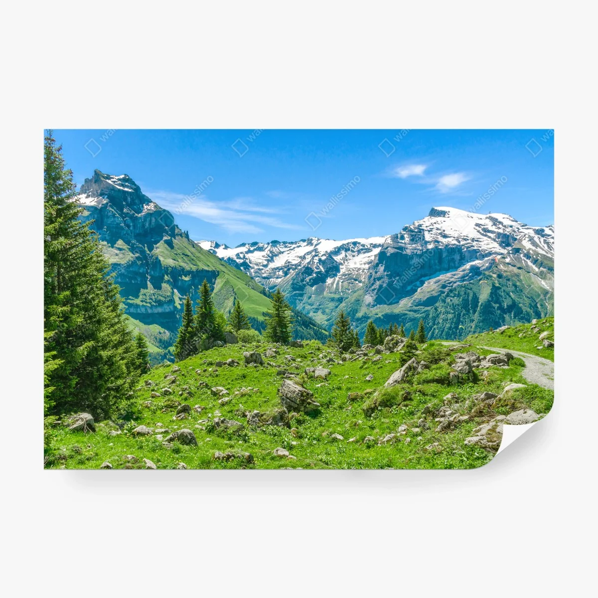 Fotomural panorama alpino en Engelberg, Suiza – Pixers® Fotomural panorama alpino en Engelberg, Suiza – Pixers®