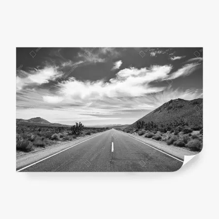 Fotomural carretera infinita en Valle de la Muerte – Pixers®