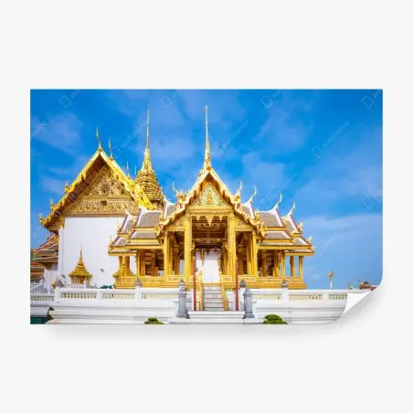 Fotomural templo dorado del Gran Palacio de Bangkok – Pixers®