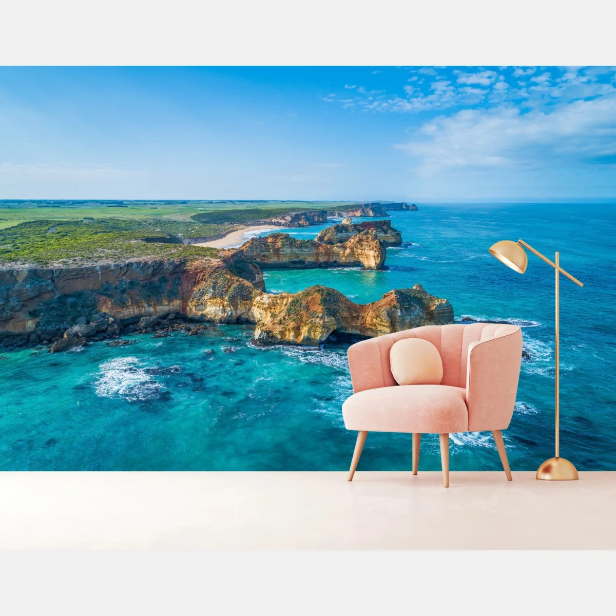 Fotomural vistas impresionantes de los acantilados del Great Ocean Road, Warrnambool, Australia – Pixers® Fotomural vistas impresionantes de los acantilados del Great Ocean Road, Warrnambool, Australia – Pixers®