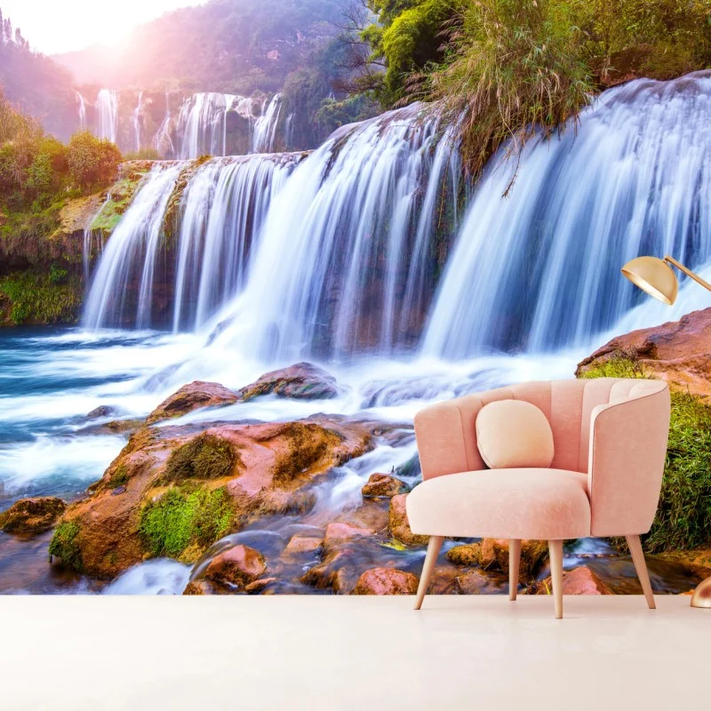 Fotomural cascada Jiulong en Luoping