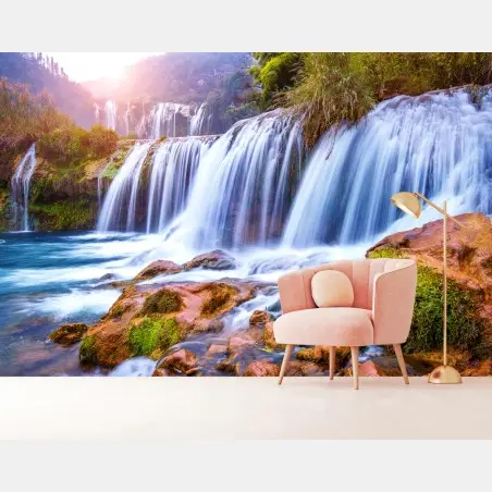 Fotomural cascada Jiulong en Luoping – Pixers®