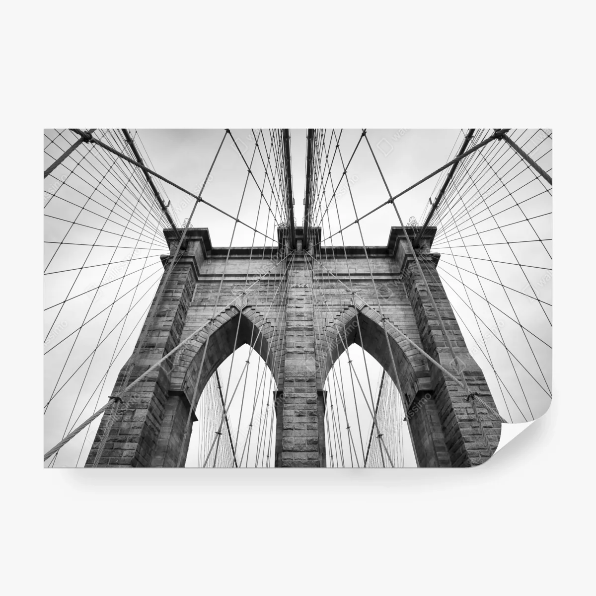 Fotomural vista monumental del puente de Brooklyn – Pixers® Fotomural vista monumental del puente de Brooklyn – Pixers®