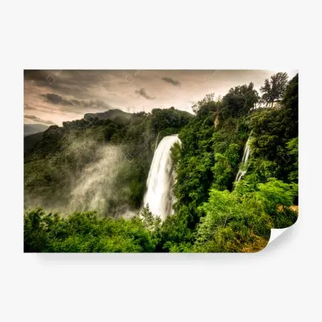 Fotomural cascadas de Marmore en Umbria: oasis de agua y verdor – Pixers®