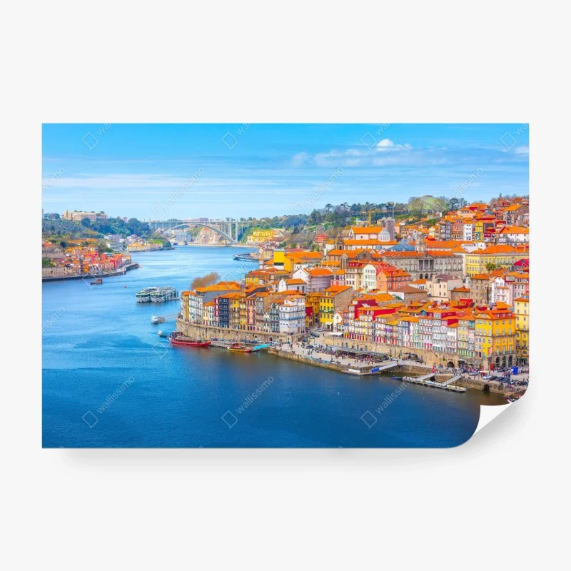 Fotomural vista panorámica de Oporto y el Duero