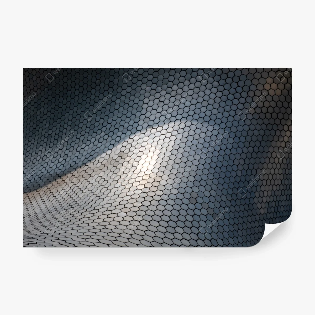 Fotomural mosaico hexagonal metálico abstracto – Pixers® Fotomural mosaico hexagonal metálico abstracto – Pixers®