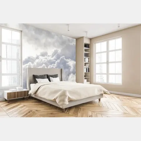 Fotomural cielo de nubes algodonadas – Pixers®