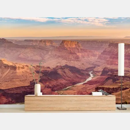 Fotomural Gran Cañón al atardecer, vista del río Colorado – Pixers®