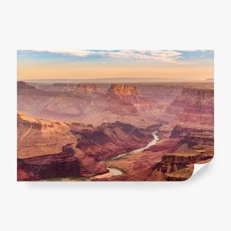 Fotomural Gran Cañón al atardecer, vista del río Colorado – Pixers®