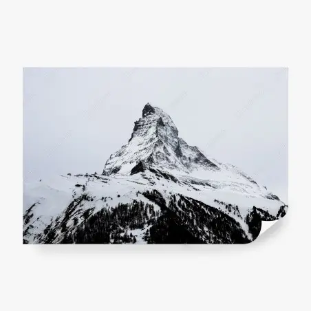 Fotomural cima nevada imponente – Pixers®