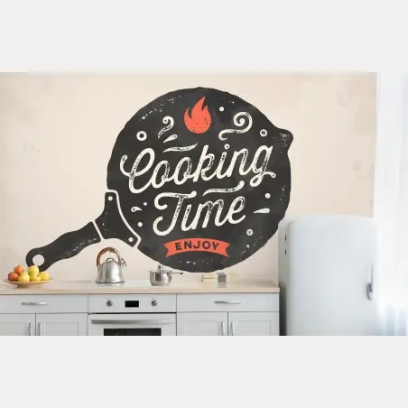Fotomural tiempo de cocina retro – Pixers®