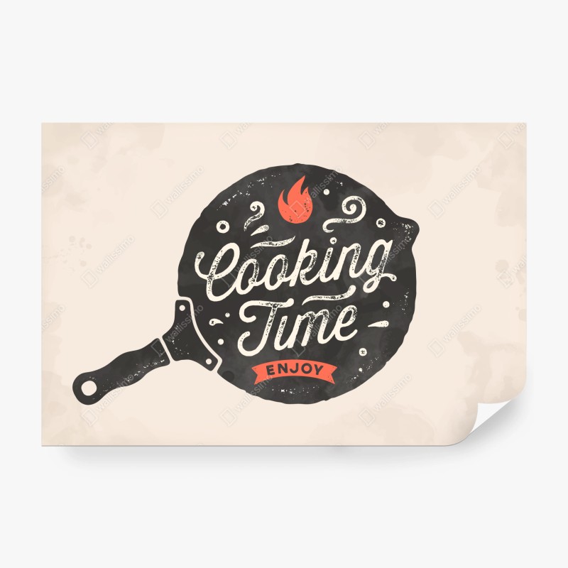 Fotomural tiempo de cocina retro