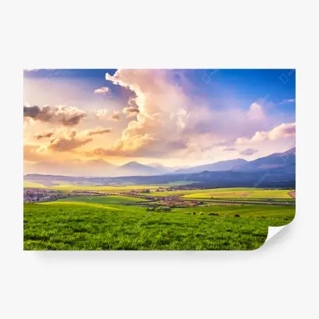 Fotomural amanecer en los Tatras de Eslovaquia – Pixers®