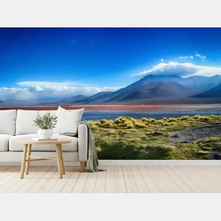 Fotomural amanecer en el altiplano rojo – Pixers®