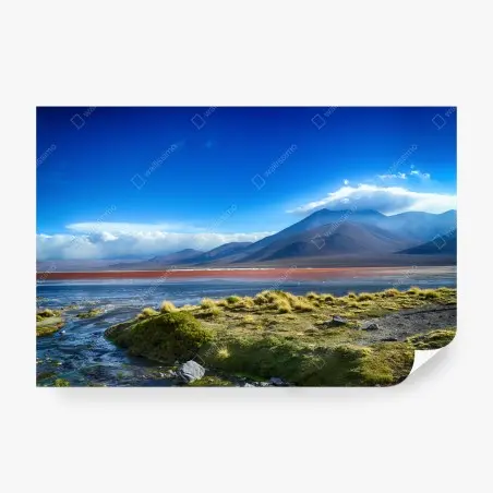 Fotomural amanecer en el altiplano rojo – Pixers®