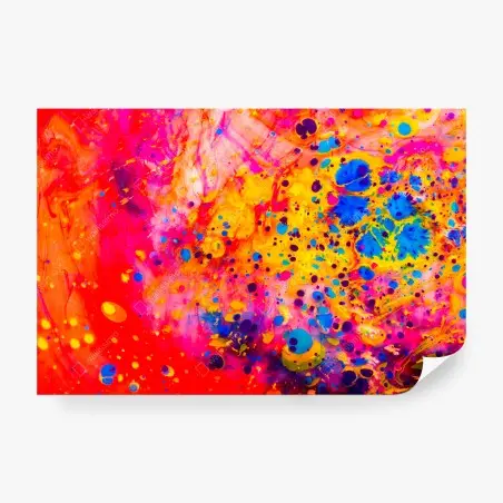 Fotomural marmoleado otomano en colores vibrantes – Pixers®