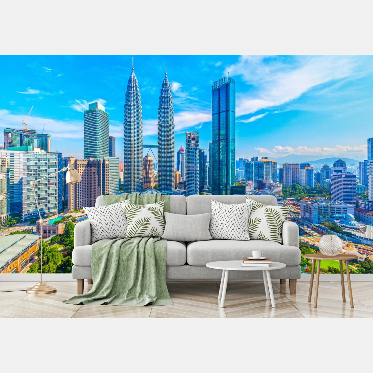Fotomural panorámica urbana de Kuala Lumpur y Torres Petronas – Pixers® Fotomural panorámica urbana de Kuala Lumpur y Torres Petronas – Pixers®