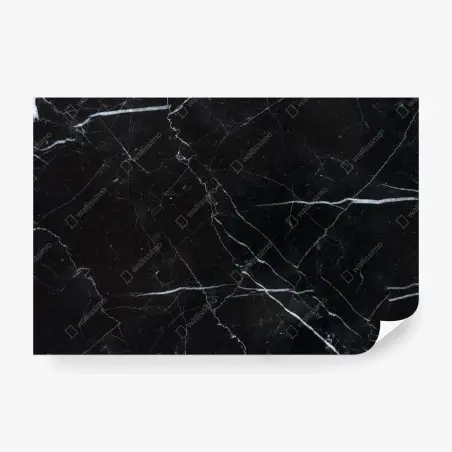 Fotomural textura de mármol marquina negro con vetas blancas – Pixers®