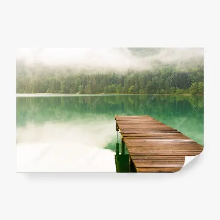 Fotomural muelle hacia la tranquilidad – Pixers®