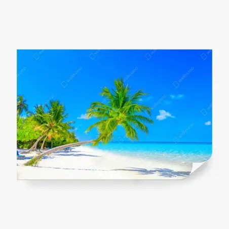 Fotomural paraíso tropical en Maldivas – Pixers®