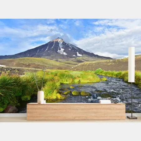 Fotomural panorámica del volcán Koryaksky – Pixers®