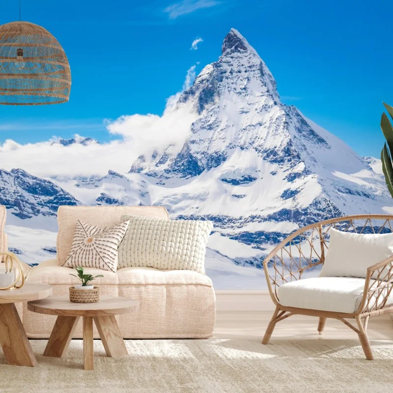 Fotomural cima nevada del Matterhorn