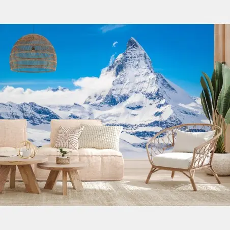 Fotomural cima nevada del Matterhorn – Pixers®