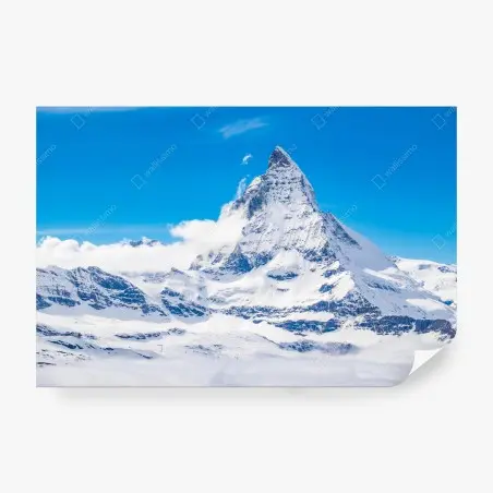 Fotomural cima nevada del Matterhorn – Pixers®