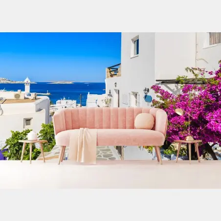 Fotomural paseo luminoso en Mykonos – Pixers®