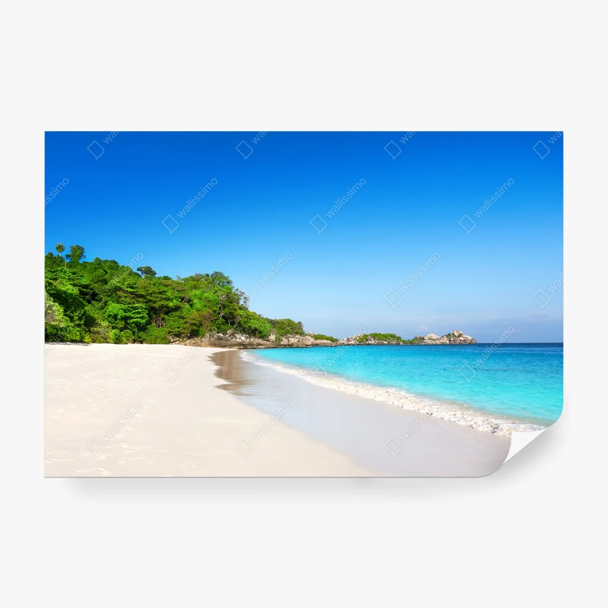 Fotomural playa tropical de arena blanca y aguas turquesa – Pixers® Fotomural playa tropical de arena blanca y aguas turquesa – Pixers®
