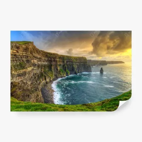 Fotomural amanecer en los acantilados de Moher – Pixers®