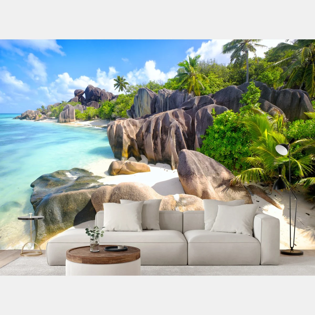 Fotomural escena paradisíaca en Anse Source d'Argent, La Digue, Seychelles – Pixers® Fotomural escena paradisíaca en Anse Source d'Argent, La Digue, Seychelles – Pixers®