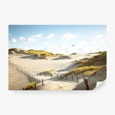 Fotomural paisaje de dunas en Parque Nacional Slowinski – Pixers®