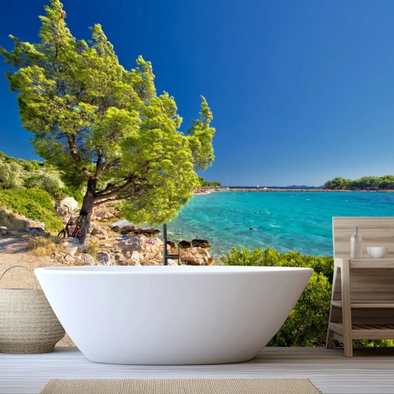 Fotomural escapada turquesa en la isla de Murter, Croacia