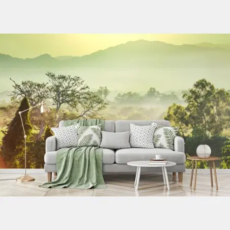 Fotomural selva en Vietnam al amanecer – Pixers®