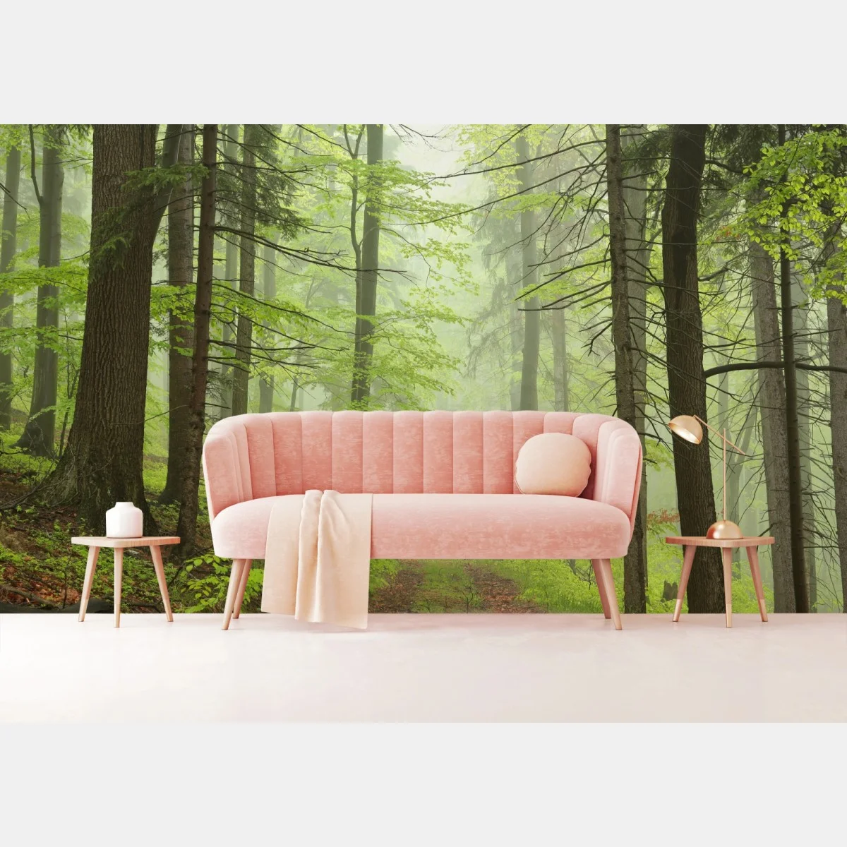 Fotomural sendero en bosque brumoso – Pixers® Fotomural sendero en bosque brumoso – Pixers®