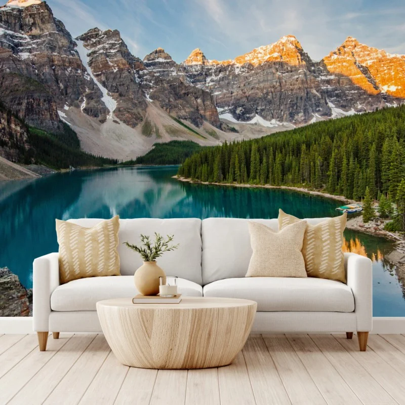 Fotomural amanecer en Moraine Lake