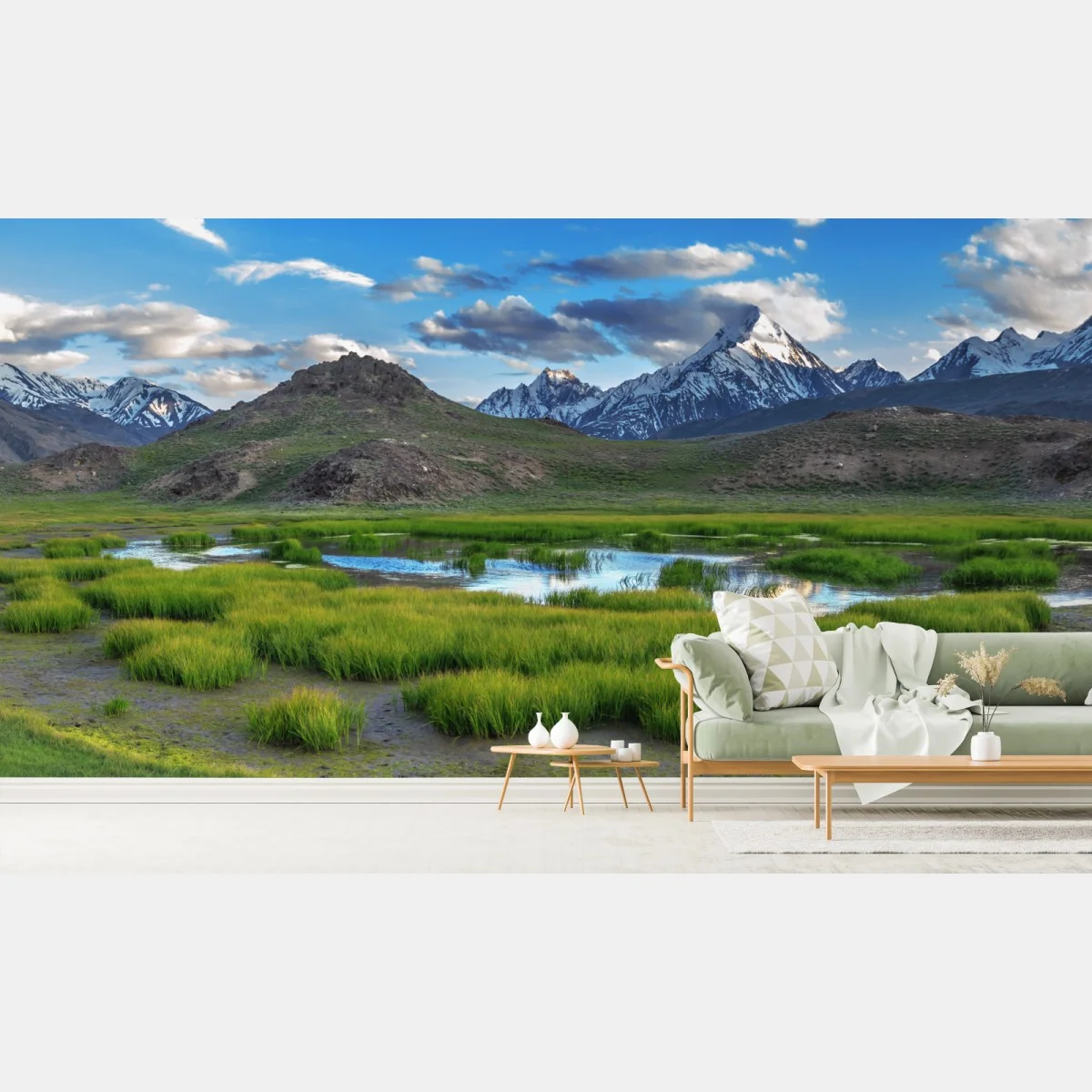 Fotomural serenidad lacustre en los Himalayas – Pixers® Fotomural serenidad lacustre en los Himalayas – Pixers®