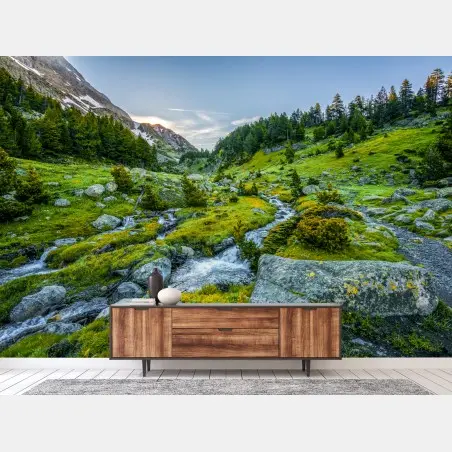 Fotomural paisaje alpino en Posets y Maladeta – Pixers®