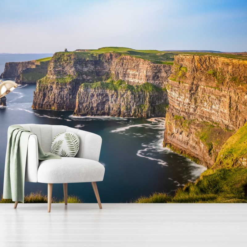 Fotomural vista panorámica de los acantilados de Moher