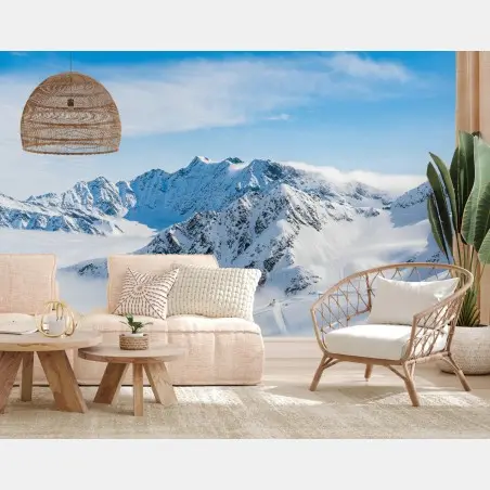 Fotomural panorama nevado de Kaunertal, Austria – Pixers®