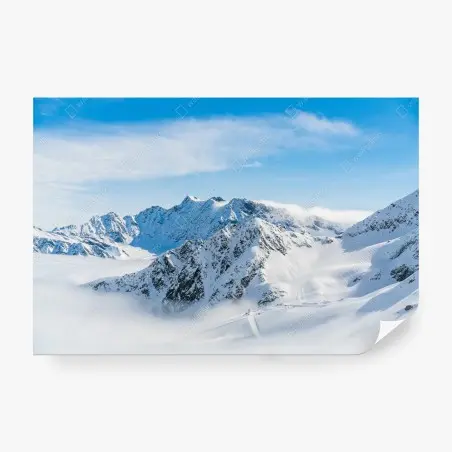 Fotomural panorama nevado de Kaunertal, Austria – Pixers®