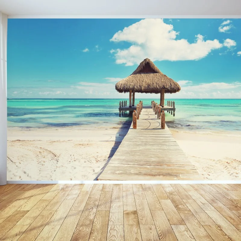 Fotomural muelle tropical en Punta Cana