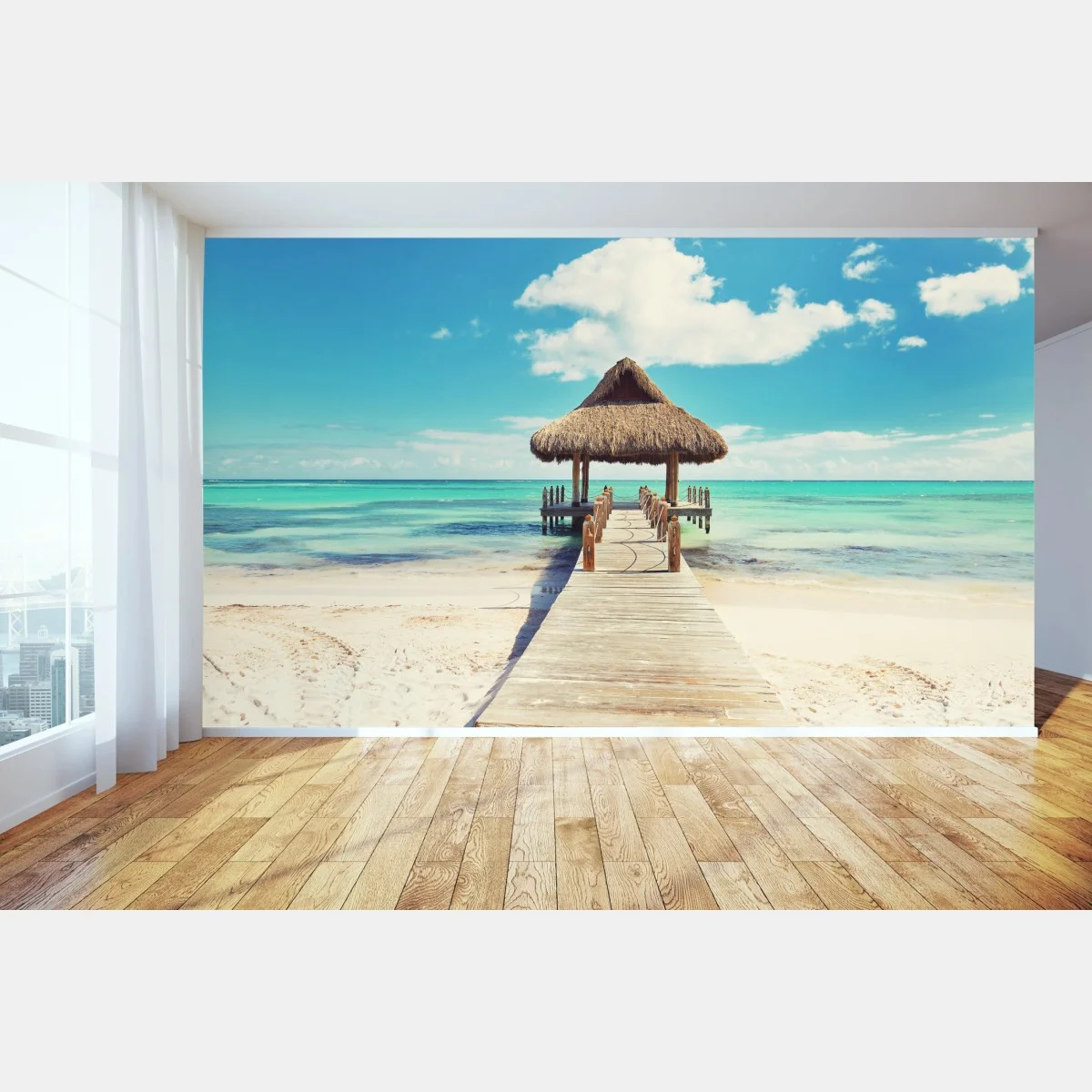 Fotomural muelle tropical en Punta Cana – Pixers® Fotomural muelle tropical en Punta Cana – Pixers®
