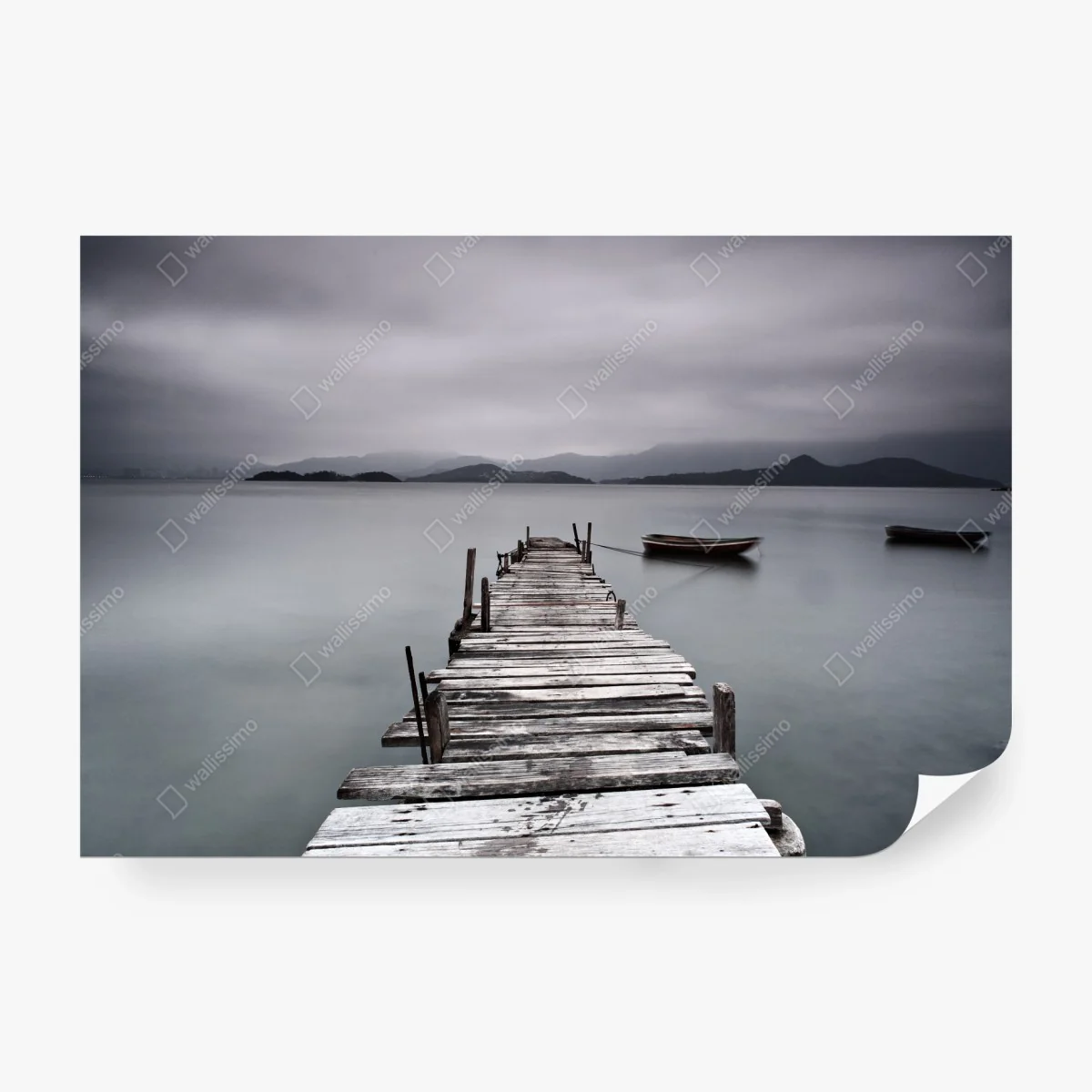 Fotomural muelle hacia el horizonte brumoso – Pixers® Fotomural muelle hacia el horizonte brumoso – Pixers®