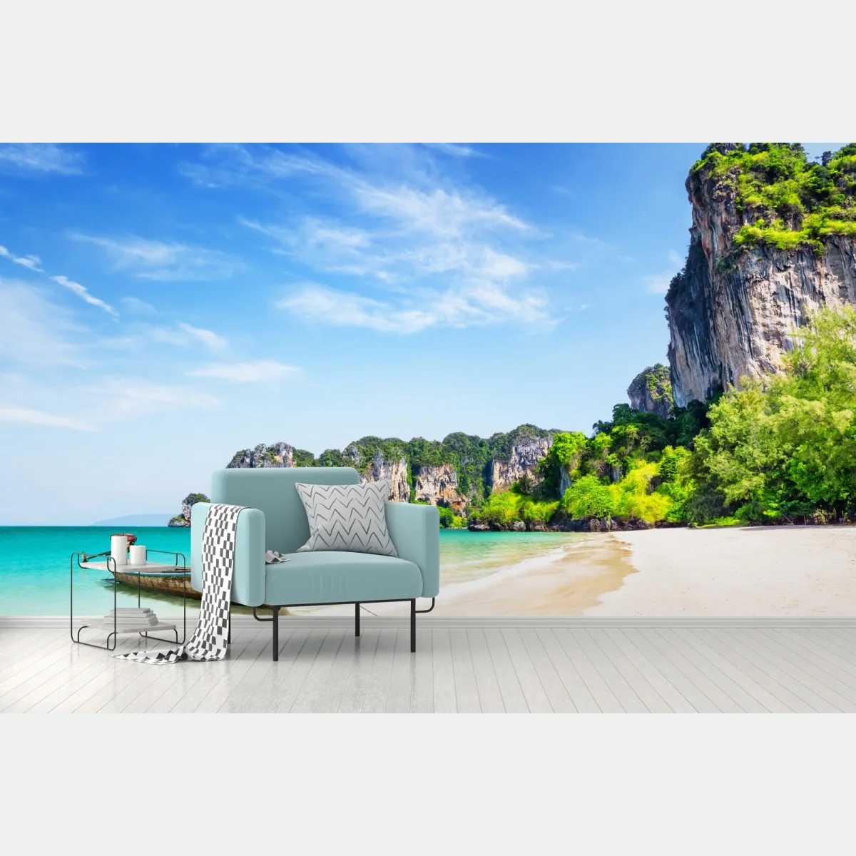 Fotomural escena tropical en Railay, Krabi – Pixers® Fotomural escena tropical en Railay, Krabi – Pixers®