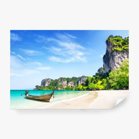 Fotomural escena tropical en Railay, Krabi – Pixers®