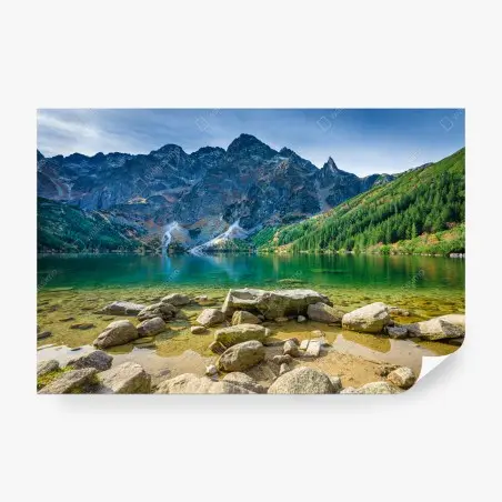 Fotomural serenidad alpina en Morskie Oko – Pixers®