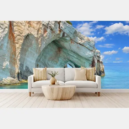 Fotomural cuevas azules de Zakynthos, Grecia – Pixers®
