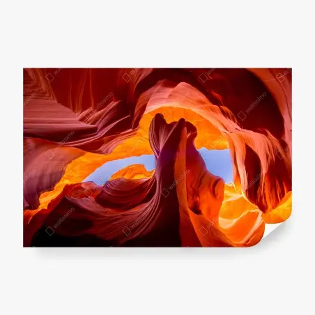 Fotomural paisaje de cañón en tonos cálidos y texturas – Pixers®